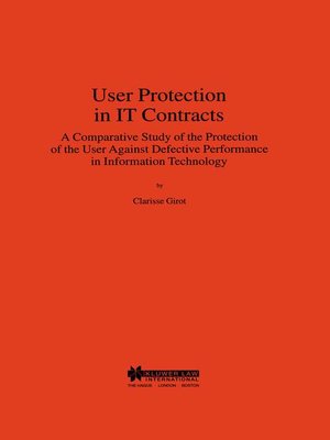cover image of User Protection in IT Contracts